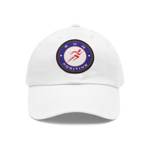 Dad Hat with Leather Patch (Round)